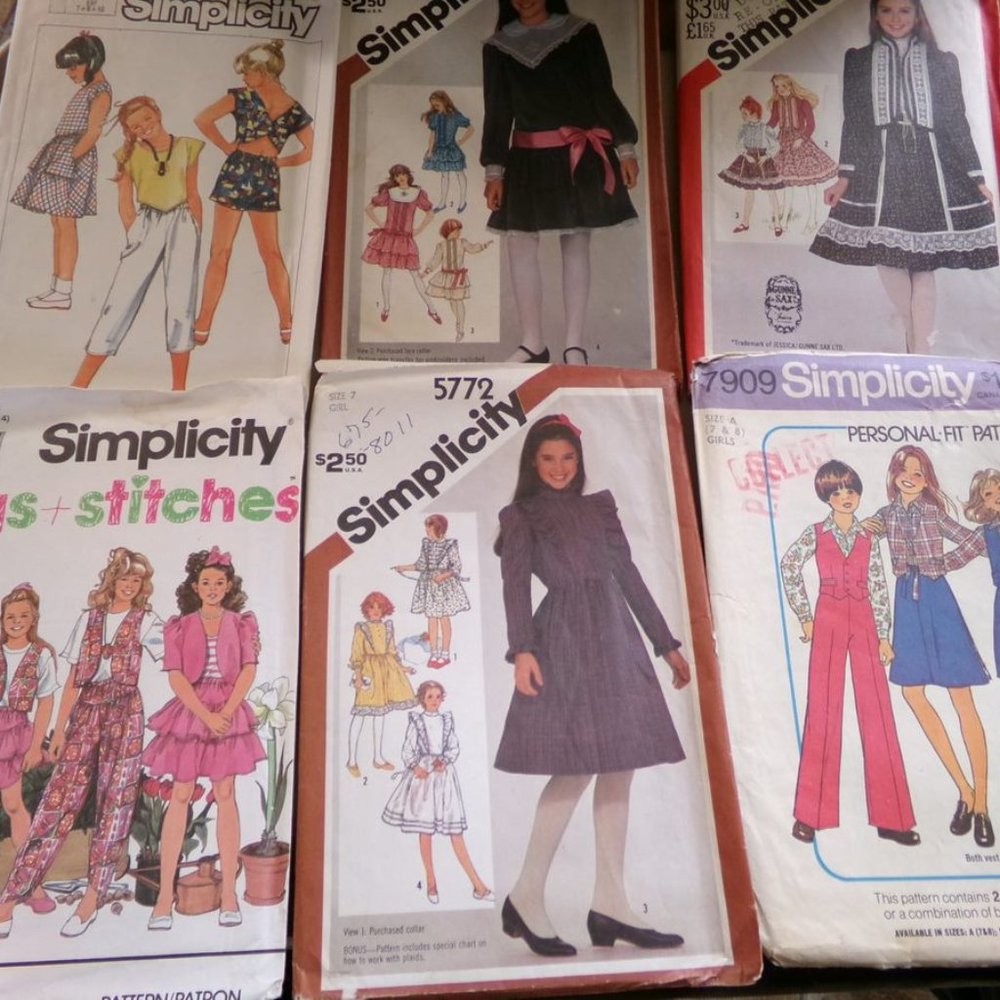 Sewing Pattern Lot OVER 70 patterns! Simplicity Butterick McCalls Burda New Look - Picture 4 of 16